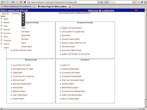 Footwear Operations Management System