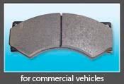 DISC BRAKE PADS FOR COMMERCIAL VEHICLES