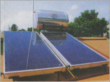 SOLAR WATER HEATER FOR SLANT ROOF