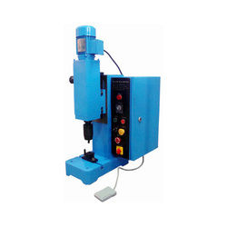 Riveting Machine - Compact Design with Orbital Forming Functionality | Micrometric Stroke Adjustment, Foot Switch, Robust Base & Frame