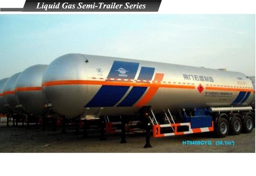 Industrial Liquid Lpg Gas Semi Trailer