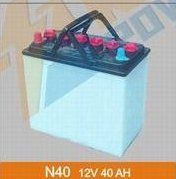 N40 Dry Charge Automotive Battery Battery Capacity: 30-50Ah