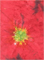 Red Tie Dye Paper