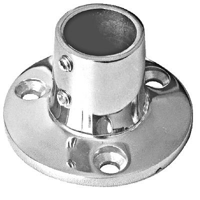 Silver Stainless Steel Pipe Base