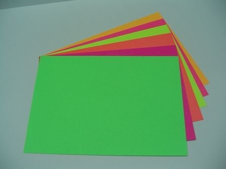 Vary Economical Fluorescent Colored Paper