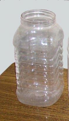 Empty HDPE Plastic Jars