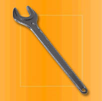 Hand Tools Metal Single Open End Spanner