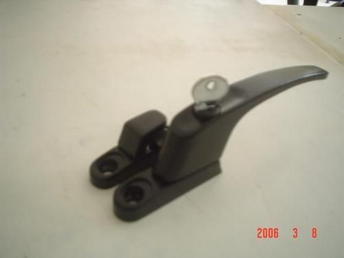 Black Openable Window Handle With Lock