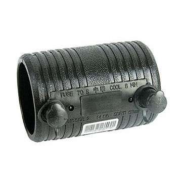 Black Electrofusion Pe Pipe Coupler