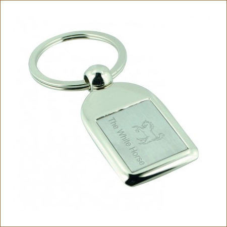 Silver Promotional Metal Key Rings