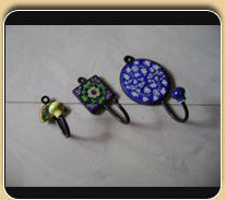 Blue Pottery Hangers