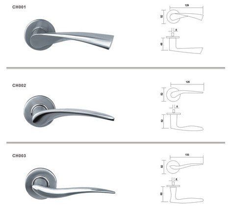 Fancy Stainless Steel Casting Lever Handles Application: Doors