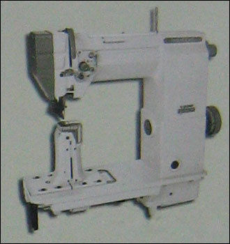 White Post Bed Compound Feed Lock Stitch Sewing Machine With Roller