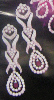 Designer Studded Diamond Earrings