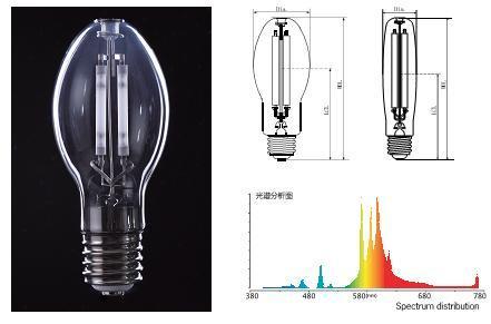 Dual Arc Tube For High Pressure Hid Sodium Lamp