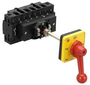 Yellow And Red Economical Electric Changeover Switches