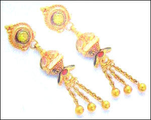 Indian Women Gold Earrings Gender: Women'S