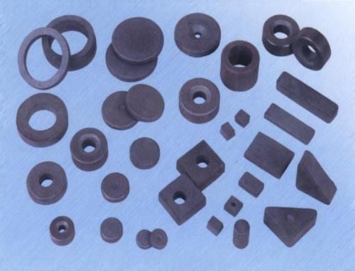 Black Color Ceramic Ferrite Magnets Application: Electronic Inductors