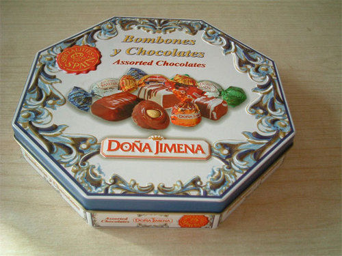 Chocolate Tin Container