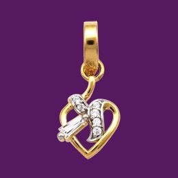 Designer Ladies 24k Gold Pendant