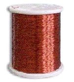 Brown Enameled Copper Wires Roll