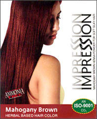 Mahogany Brown Herbal Hair Color Gender: Female