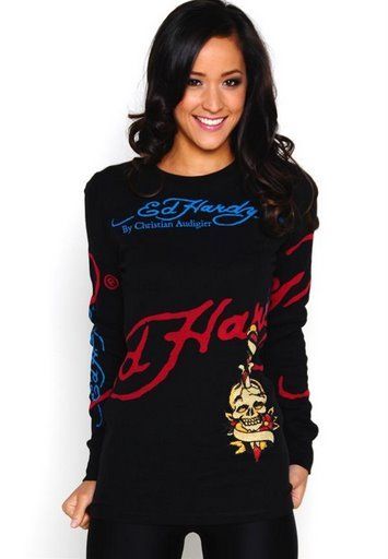 Multicolor Women Long Sleeves Printed T-Shirts