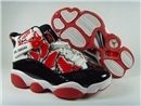 Red Branded Mens Basketball Shoes