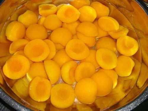 Fresh Canned Yellow Peach Halves