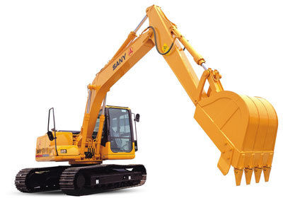 Yellow Mini Hydraulic Crawler Excavator