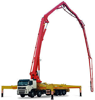 truck mounted concrete pumps