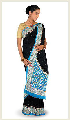 Embroidered Saree