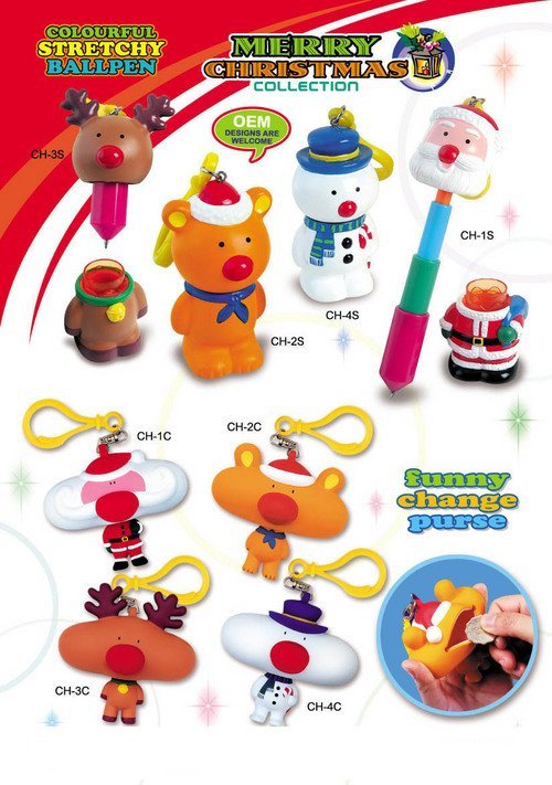 Christmas Stretchy Ballpen