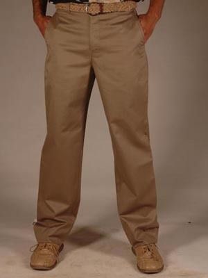 Beige Dyed Cambric Trousers TR2139  GulAhmed
