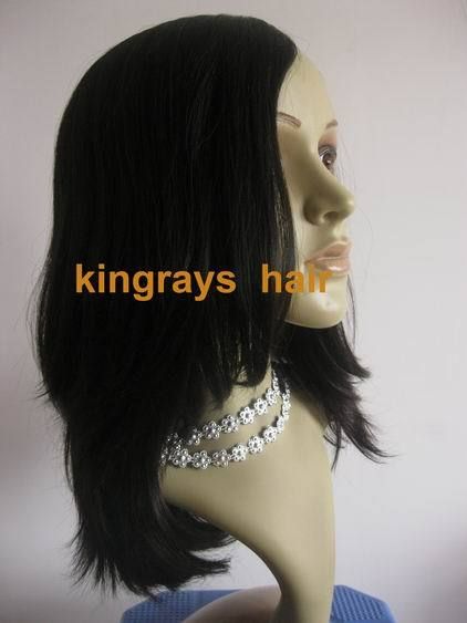 Comfortable Mongolian Hair French Top Wig Jewish Wig