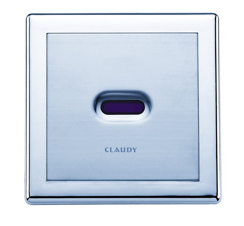 Automatic Urinal Flusher - Stainless Steel, 0.7cm Thick Square Design | Intelligent Auto Induction, Touchless Flushing, Two-Section Water Control