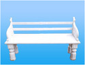 Carved Marble Bench