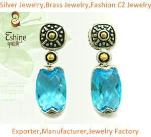 Designer Fashion Brass Earrings