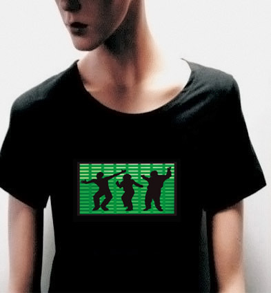 EL Sound Activated T-Shirt