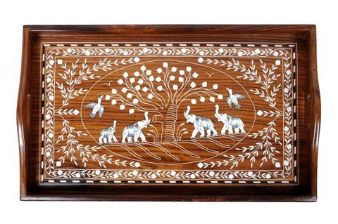 Wooden Handicraft Tray