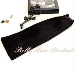 Double Drawn And Single Drawn Human Hair Weft