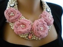 fabric necklace