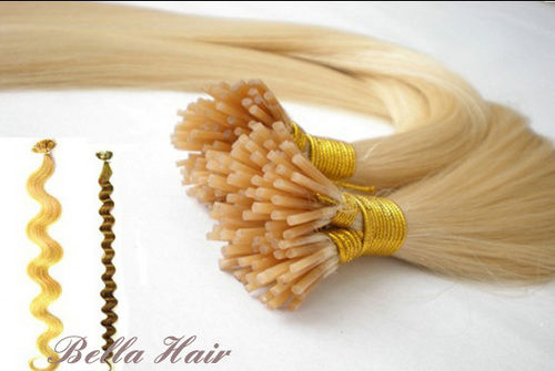 Stick I-tip Pre bonded Chinese and Indian Human Hairextensions