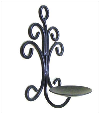 Iron Wall Sconce - Wrought Iron , Unique Gift and Decorative Piece for Industrial and Residential Use