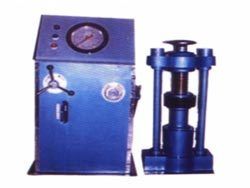 Cube Compression Testing Machine - Hydraulic System, 15x15x15 cm Cubes & 15 cm dia x 30 cm Cylinders | Precision Pressure Gauge with Red Pointer, Release Valve Included