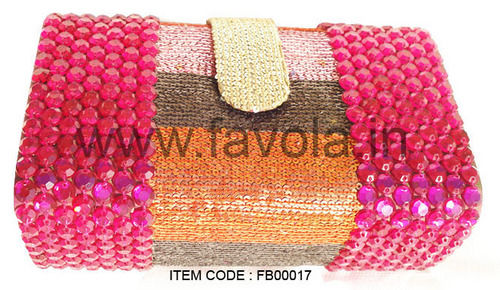 Beaded Hand Made Clutch Bag