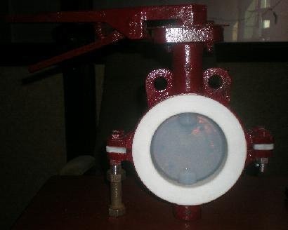 Ptfe Lined Butterfly Valve