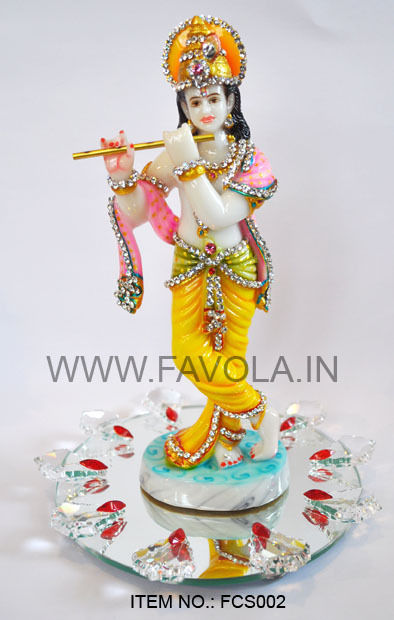 Lord Krishna Sculpture - High Grade Material, Exquisite Craftsmanship, Elegant Design, Ideal Gift Choice