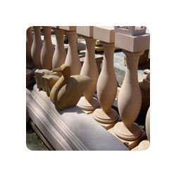 Dholpur Beige Sandstone Balustrade