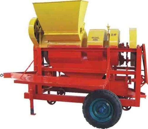 Multicrop Power Thresher - Heavy-Duty Steel Design | Efficient Grain Cleaning, Easy Hopper Installation, Three-Time Siever System, Maintenance-Free Operation